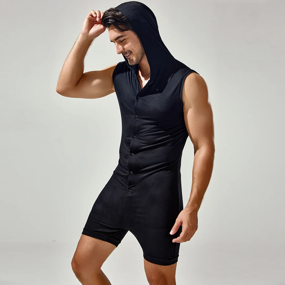 Meat Rack Hooded Onesie for Gay Men