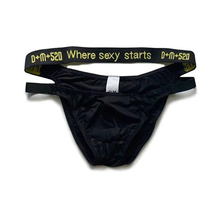 black DM Starting to Get Sexy Briefs - pridevoyageshop.com - gay men’s thongs, boxers, briefs and jockstraps