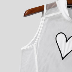 Wear My Heart Out Mesh Bodysuit