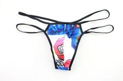 Big Man's Patterned Show Thong - pridevoyageshop.com - gay men’s underwear and swimwear