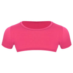 Men's Casual Solid Crop Top