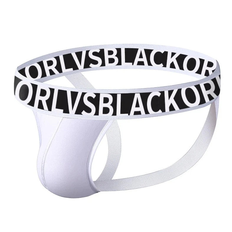 white ORLVS Bold Jockstrap - pridevoyageshop.com - gay men’s underwear and swimwear