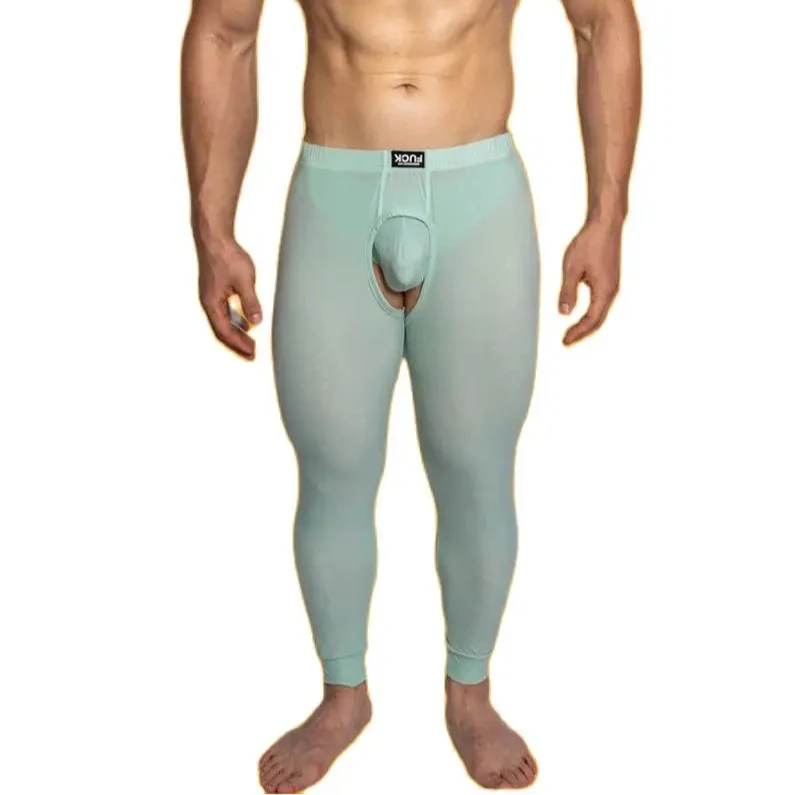 a hot man in sky blue DM Exhibition Tights - pridevoyageshop.com - gay men’s thights, leggings, and long underwear