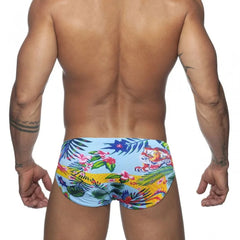 a hot gay man in Men's Tiger Swim Briefs - pridevoyageshop.com - gay men’s underwear and swimwear