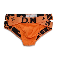 orange DM Sideshow Gay Briefs - pridevoyageshop.com - gay men’s underwear and swimwear