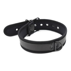 black Gay Men's Puppy Collar - pridevoyageshop.com - gay men’s bodystocking, lingerie, fishnet and fetish wear