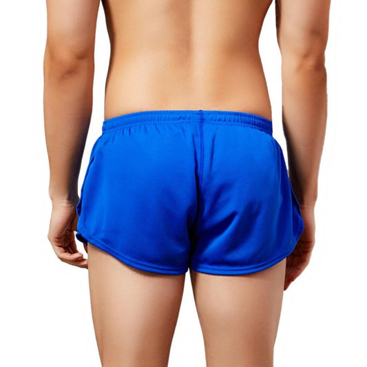 sexy gay man in blue Seobean Men's Quick Dry Running Shorts | Gay Shorts - Men's Activewear, gym short, sport shorts, running shorts- pridevoyageshop.com