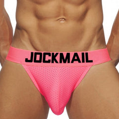 Jockmail Men's Neon Party Jockstrap – Gay Party Underwear