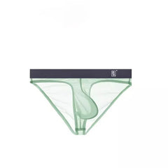 Light green Transparent Hung Briefs - pridevoyageshop.com - gay men’s underwear and swimwear