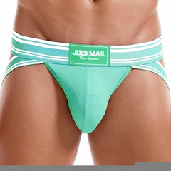 hot gay man in aqua Gay Gym Jockstraps: Jockmail Fiesta Rave Gay Jockstrap- pridevoyageshop.com - gay men’s underwear and swimwear