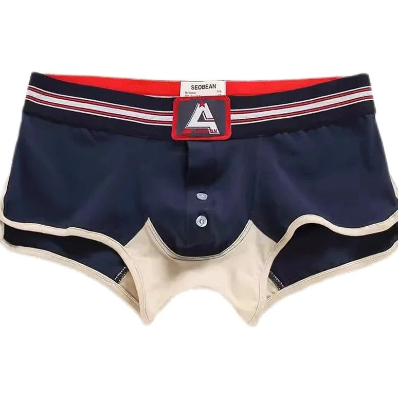 dark blue Young Men's Boxer Briefs - pridevoyageshop.com - gay men’s underwear and activewear