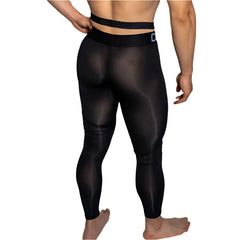 a hot man in black DM Nudism Tights - pridevoyageshop.com - gay men’s thights, leggings, and long underwear