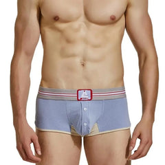 a hot gay man in light blue Young Men's Boxer Briefs - pridevoyageshop.com - gay men’s underwear and activewear