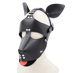 details of black Bentley Puppy Hood - pridevoyageshop.com - gay men’s underwear and swimwear