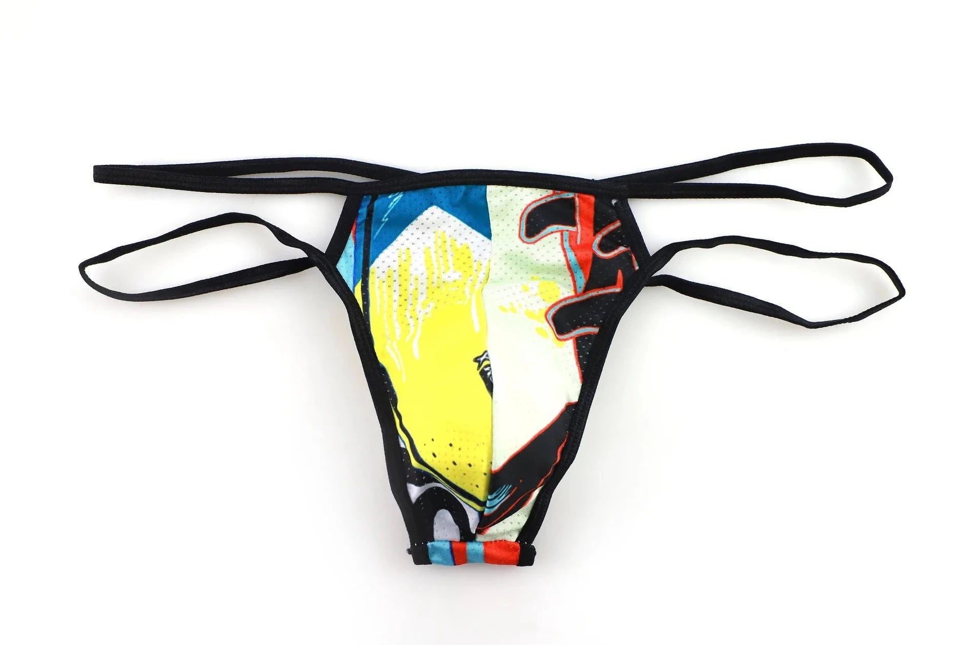 Big Man's Patterned Show Thong - pridevoyageshop.com - gay men’s underwear and swimwear