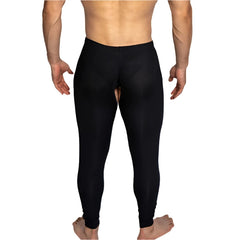 a hot man in black DM Exhibition Tights - pridevoyageshop.com - gay men’s thights, leggings, and long underwear