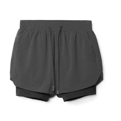 dark gray Men's Built In Compression Workout Shorts | Gay Shorts - Men's Activewear, gym short, sport shorts, running shorts- pridevoyageshop.com