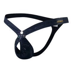 black Jockmail Snakeskin Bare Thong - pridevoyageshop.com - gay men’s underwear and swimwear