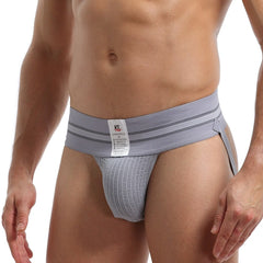 gray Gay Jockstraps: Sexy Gay Jockstrap and Thick Band Jockstrap- pridevoyageshop.com - gay men’s underwear and swimwear