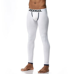 sexy gay man in white Gay Leggings | Men's WFH Thermal Leggings - pridevoyageshop.com - gay men’s underwear and activewear