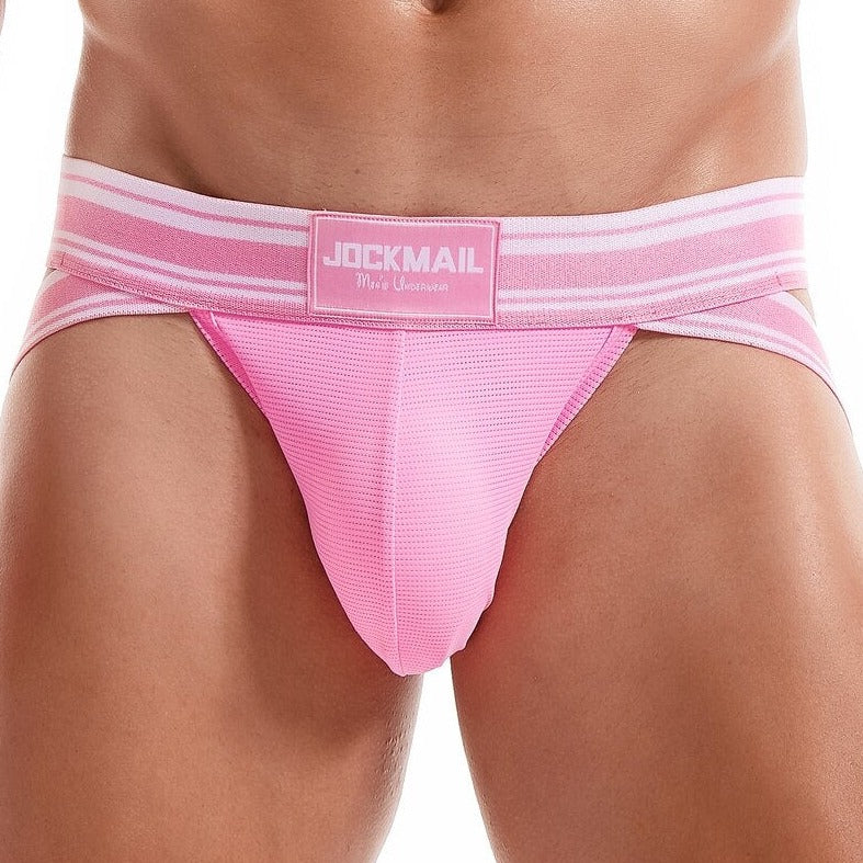 hot gay man in pink Gay Gym Jockstraps: Jockmail Fiesta Rave Gay Jockstrap- pridevoyageshop.com - gay men’s underwear and swimwear