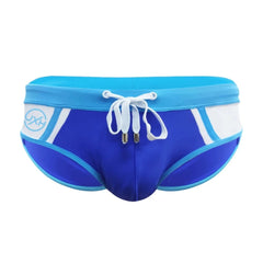 blue Men's Two-toned Bold Swim Briefs - pridevoyageshop.com - gay men’s underwear and swimwear