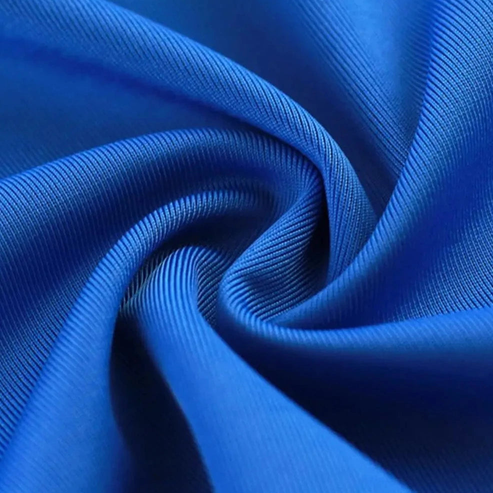 details of blue Men's Drawstring Silky Bell Bottom Sweats & Yoga Pants - pridevoyageshop.com - gay men’s underwear and swimwear