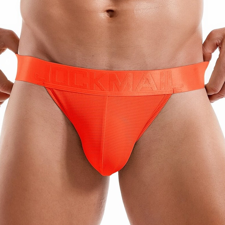 orange Jockmail Fiesta Rave Bikini Briefs | Gay Men Underwear- pridevoyageshop.com - gay men’s underwear and swimwear