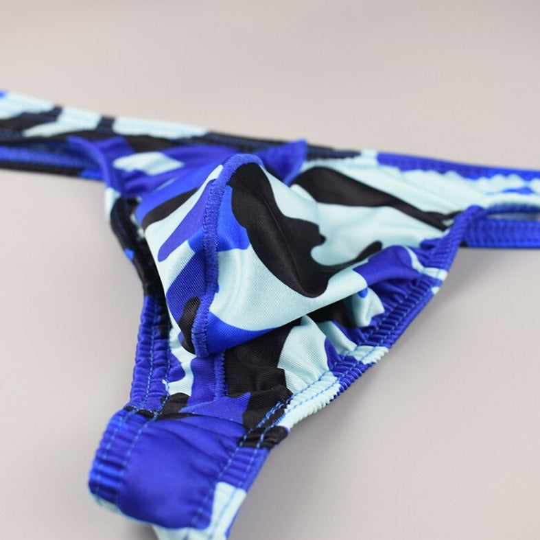 details of Adannu Super Sexy Camo Mesh Thong | Gay Men Underwear- pridevoyageshop.com - gay men’s underwear and swimwear