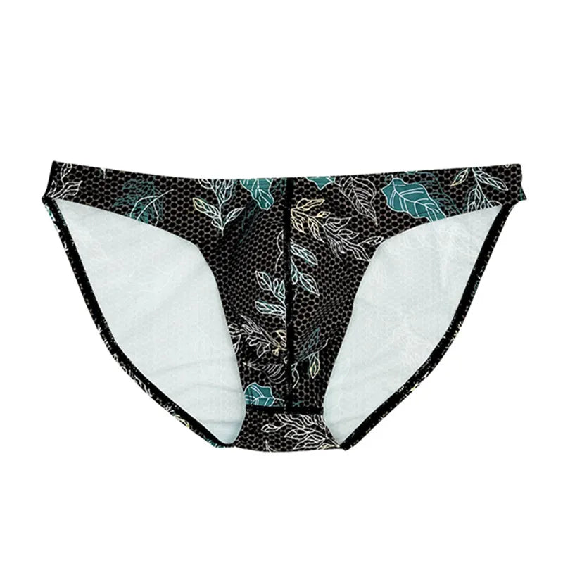 Men’s Midnight Jungle Jock Bikini Swim Briefs