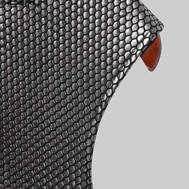 details of Men's Silver Sequin Crop Top | Gay Crop Tops & Clubwear - pridevoyageshop.com - gay crop tops, gay casual clothes and gay clothes store