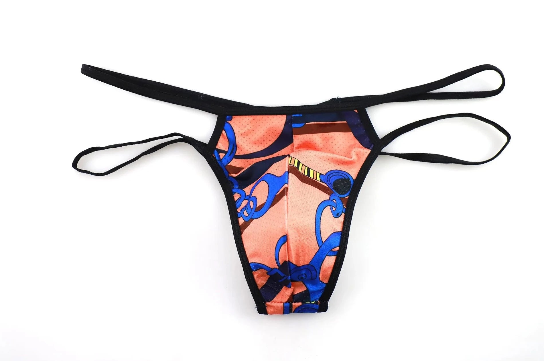 Big Man's Patterned Show Thong - pridevoyageshop.com - gay men’s underwear and swimwear