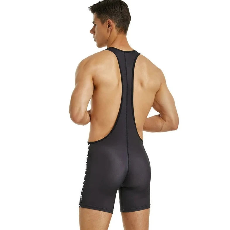 a sexy gay man in black Racerback Classic Athletic Singlet - Men's Singlets, Bodysuits, Leotard & Unitard - pridevoyageshop.com