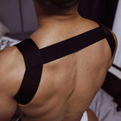 sexy gay hunks in black Sexy Men's Full Body Elastic Harness | Gay Harness- pridevoyageshop.com - gay men’s harness, lingerie and fetish wear