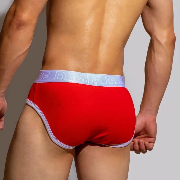 a sexy man in red DM Unhook Detachable Briefs - pridevoyageshop.com - gay men’s thongs, boxers, briefs and jockstraps