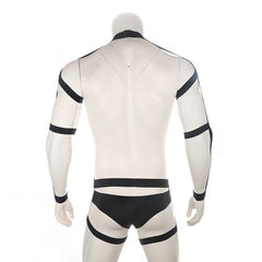 black Gentleman Full Body Harness | Gay Harness- pridevoyageshop.com - gay men’s harness, lingerie and fetish wear