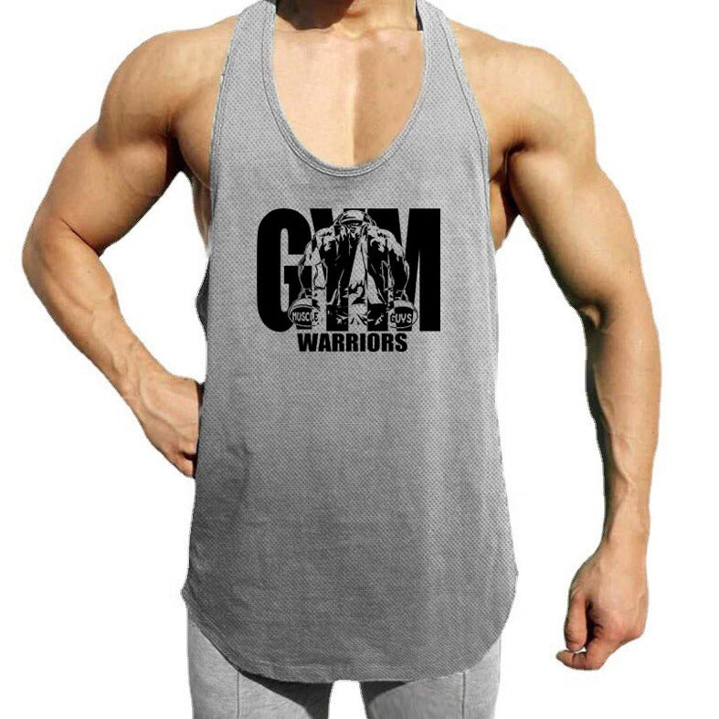 hot gay muscle hunk in gray Gay Tops | Mens Mesh Stringer Tank Tops - pridevoyageshop.com - gay men’s gym tank tops, mesh tank tops and activewear