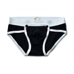 black DM Unhook Detachable Briefs - pridevoyageshop.com - gay men’s thongs, boxers, briefs and jockstraps