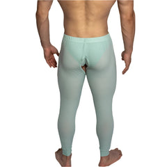 a hot man in sky blue DM Exhibition Tights - pridevoyageshop.com - gay men’s thights, leggings, and long underwear