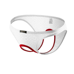 white Perfect for Tops No Crotch Mesh Briefs | Gay Men Underwear- pridevoyageshop.com - gay men’s underwear and swimwear