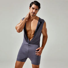 Meat Rack Hooded Onesie for Gay Men