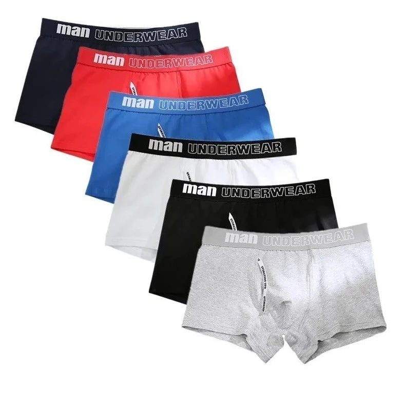 mix color Men's Basic Accent Boxer Brief 6-Pack - pridevoyageshop.com - gay men’s underwear and swimwear