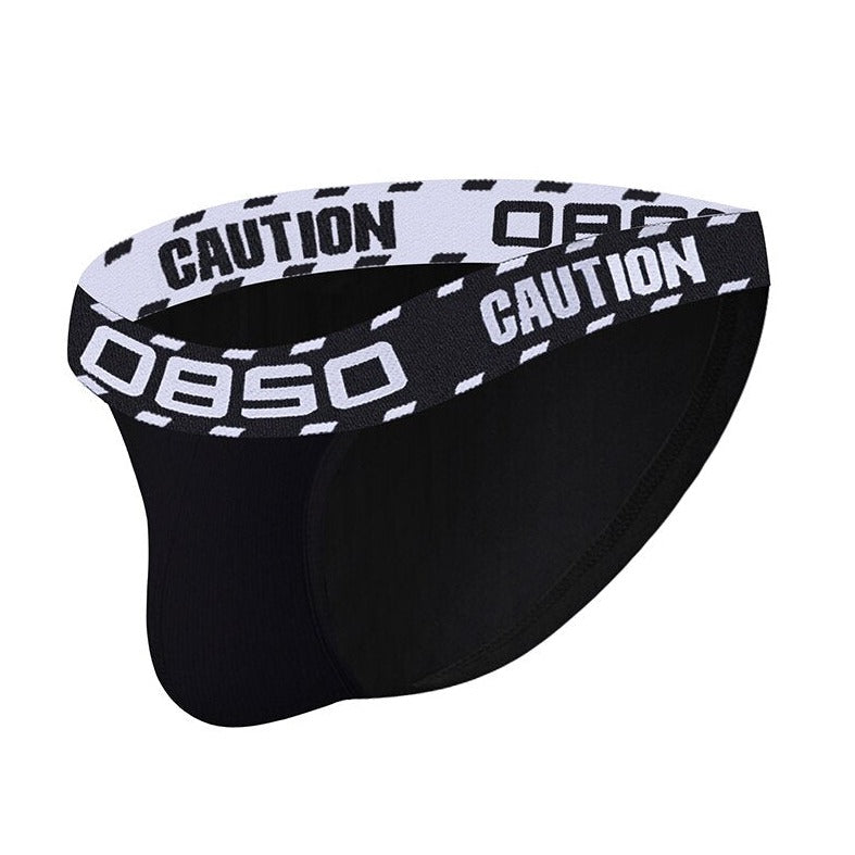 Caution-Black 0850 Low Waisted Briefs| Gay Men Underwear- pridevoyageshop.com - gay men’s underwear and swimwear