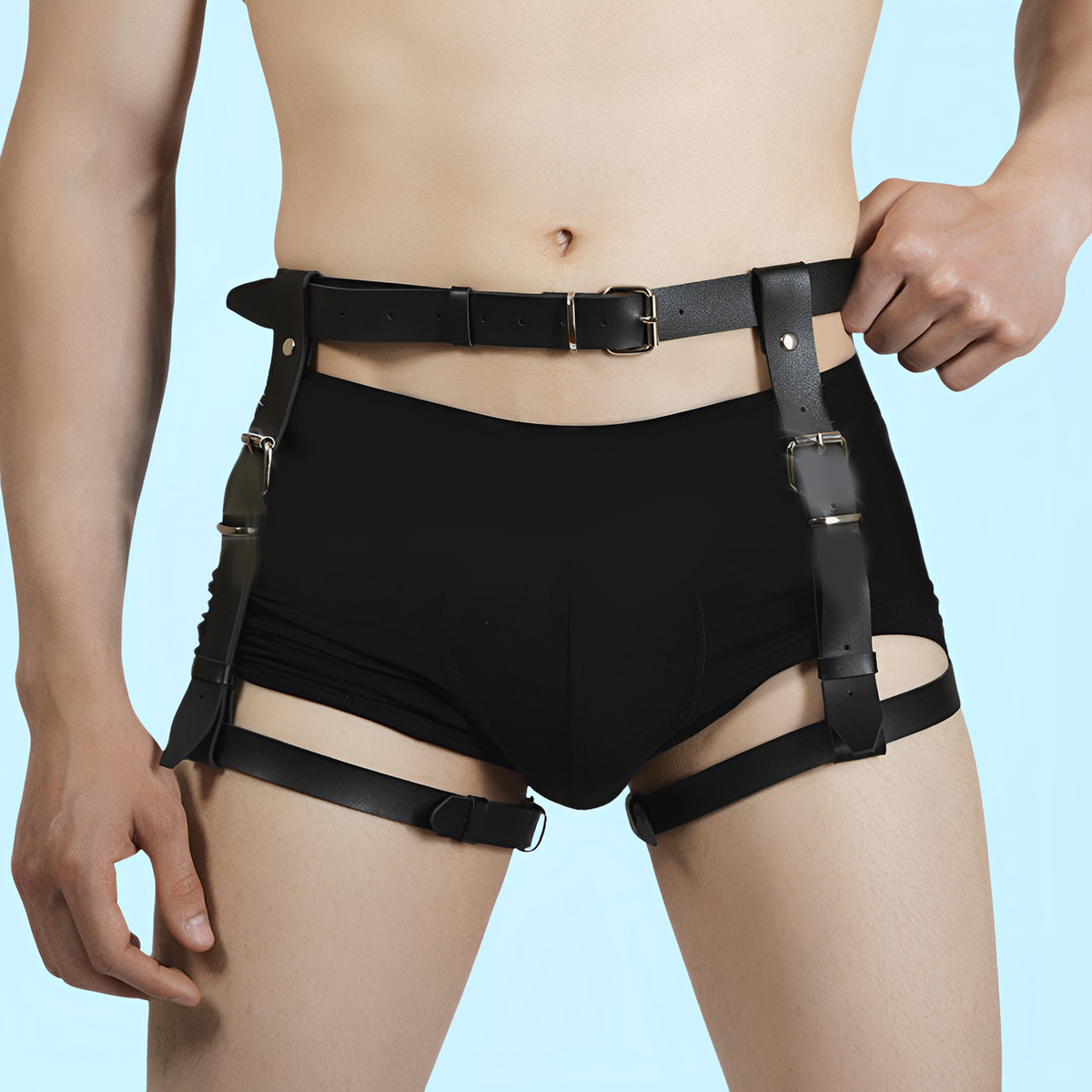 Men’s Forge Double‑Belt Leg Harness