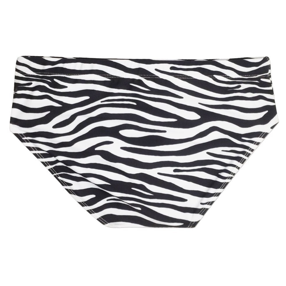 Gay Swimwear | Zebra Striped Swim Briefs- pridevoyageshop.com - gay men’s underwear and swimwear