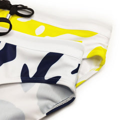 details of yellow Gay Swimwear | Push Up Pouch Swim Briefs- pridevoyageshop.com - gay men’s underwear and swimwear
