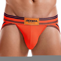 hot gay man in orange orange Gay Gym Jockstraps: Jockmail Fiesta Rave Gay Jockstrap- pridevoyageshop.com - gay men’s underwear and swimwear