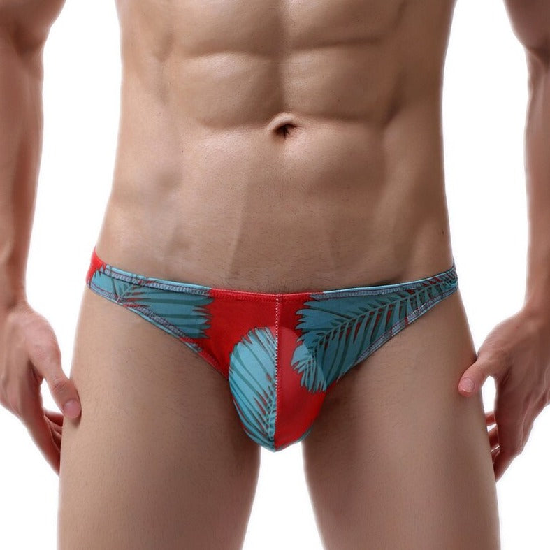 sexy gay man in red Cheeky Summer Low-Rise Briefs | Gay Men Underwear- pridevoyageshop.com - gay men’s underwear and swimwear