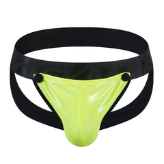 yellow Jockmail Circuit Party Jockstrap - pridevoyageshop.com - gay men’s underwear and swimwear