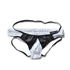 white DM Hook-Up Briefs - pridevoyageshop.com - gay men’s thongs, boxers, briefs and jockstraps